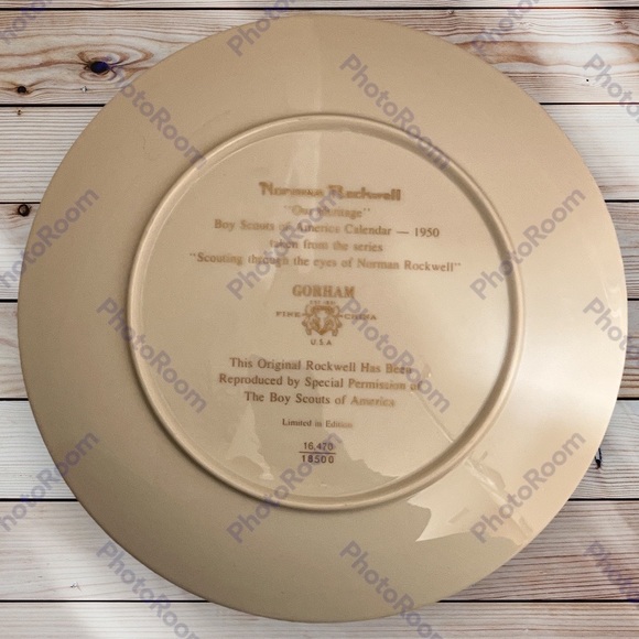 Norman Rockwell  - Our Heritage Boy Scout Collector Plate - Picture 2 of 3